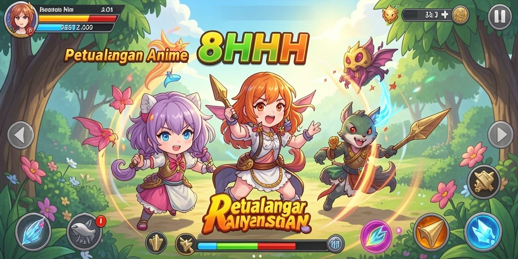 Gameplay seru dan grafis menawan dari 8HHH.