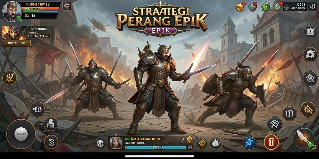 Tampilan menegangkan dari pertempuran di D73 yang penuh strategi.