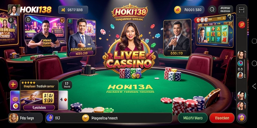Tampilan gameplay HOKI138 yang mendebarkan di Live Casino.