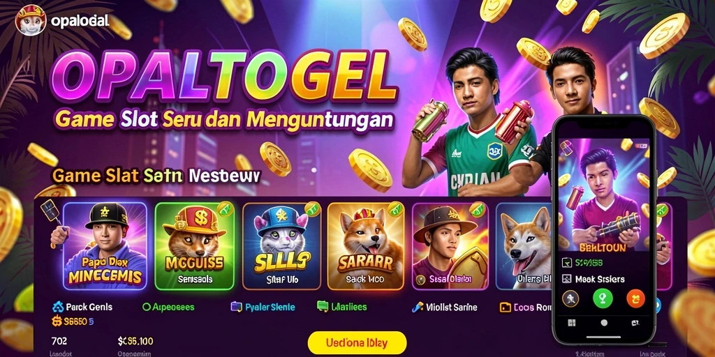Tampilan gameplay Slot EPALTOGEL yang menarik dan berwarna.
