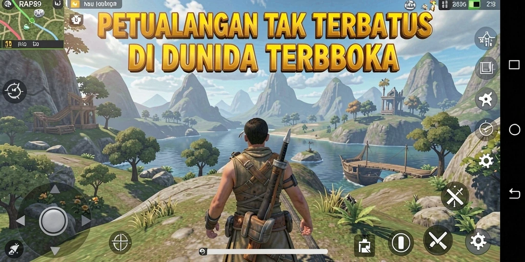 Gameplay seru di dunia terbuka RAP89 dengan grafis menawan.